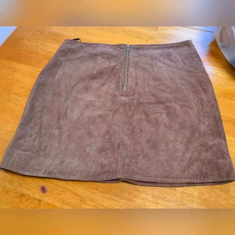 Blank NYC Brown‎ Mini Skirt for Casual Work